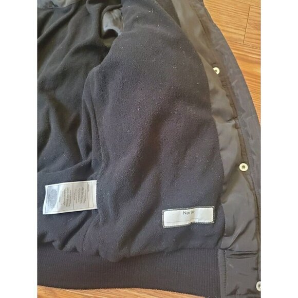 DKNY Sport Jacket Girls Size M 10/12 Black Puffer Hooded Quilted Coat Logo EUC - Picture 8 of 16